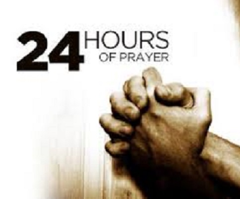 24 Hour Prayer Event Today
